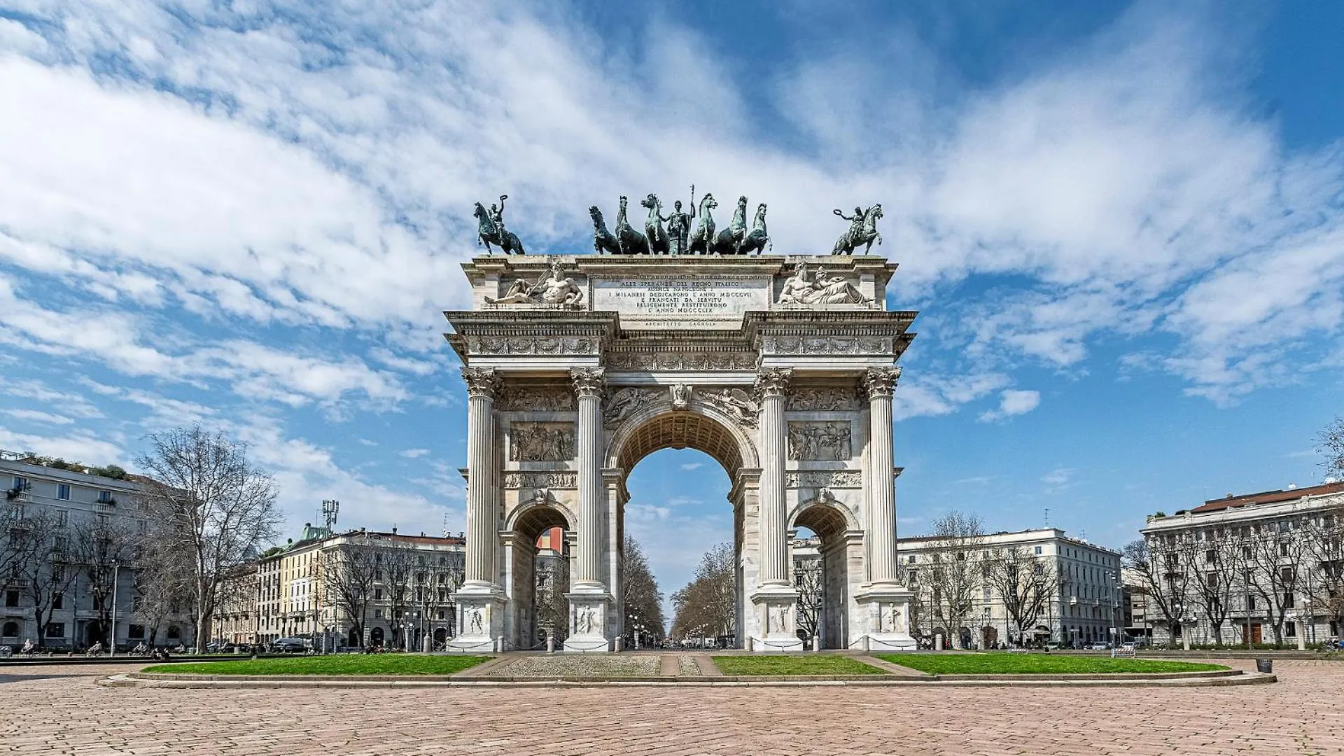 Ampio Trilocale Panoramico Ad Arco Della Pace Lejlighed Milano Italien