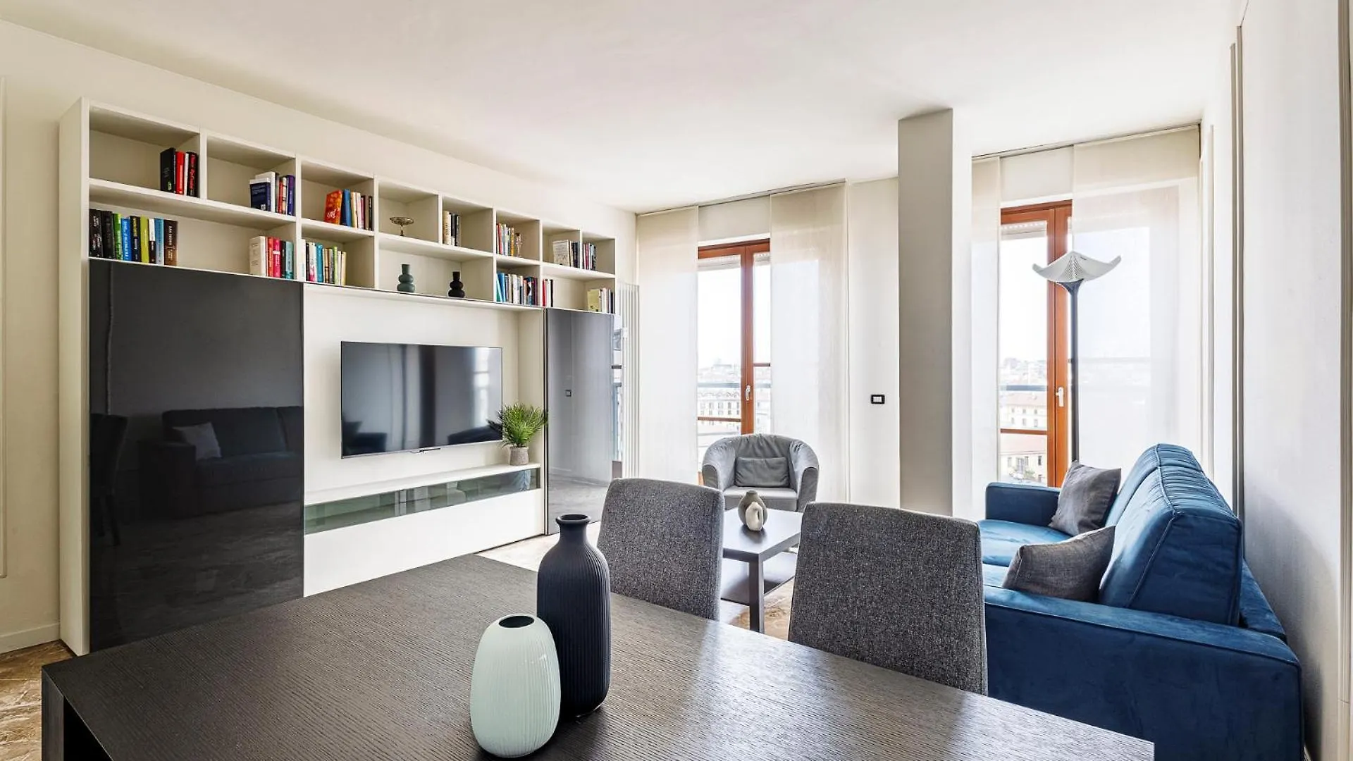 Ampio Trilocale Panoramico Ad Arco Della Pace Apartman Milánó